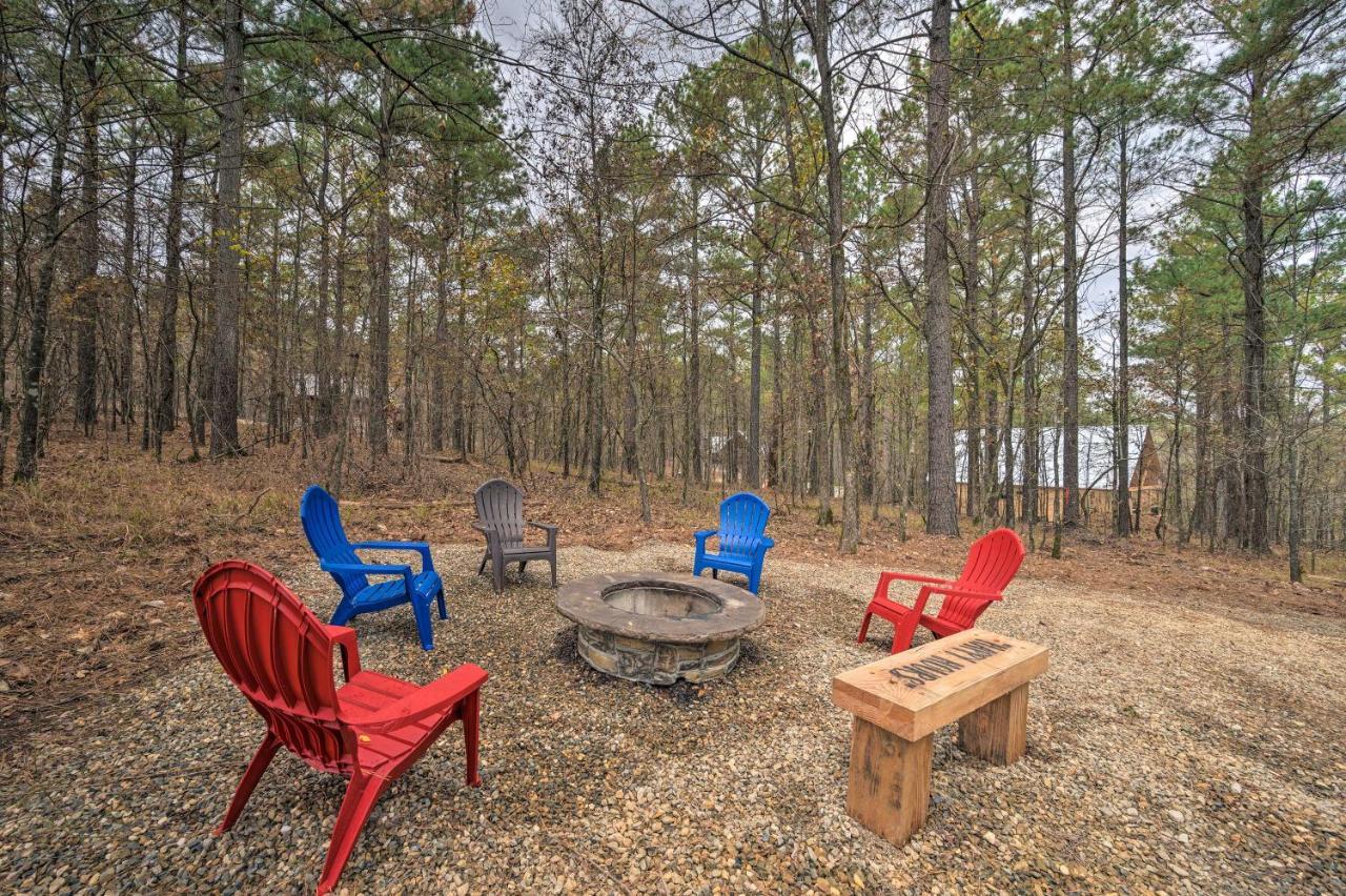 Luxury Cabin In The Woods With Hot Tub And Yard Games! Broken Bow Exteriör bild