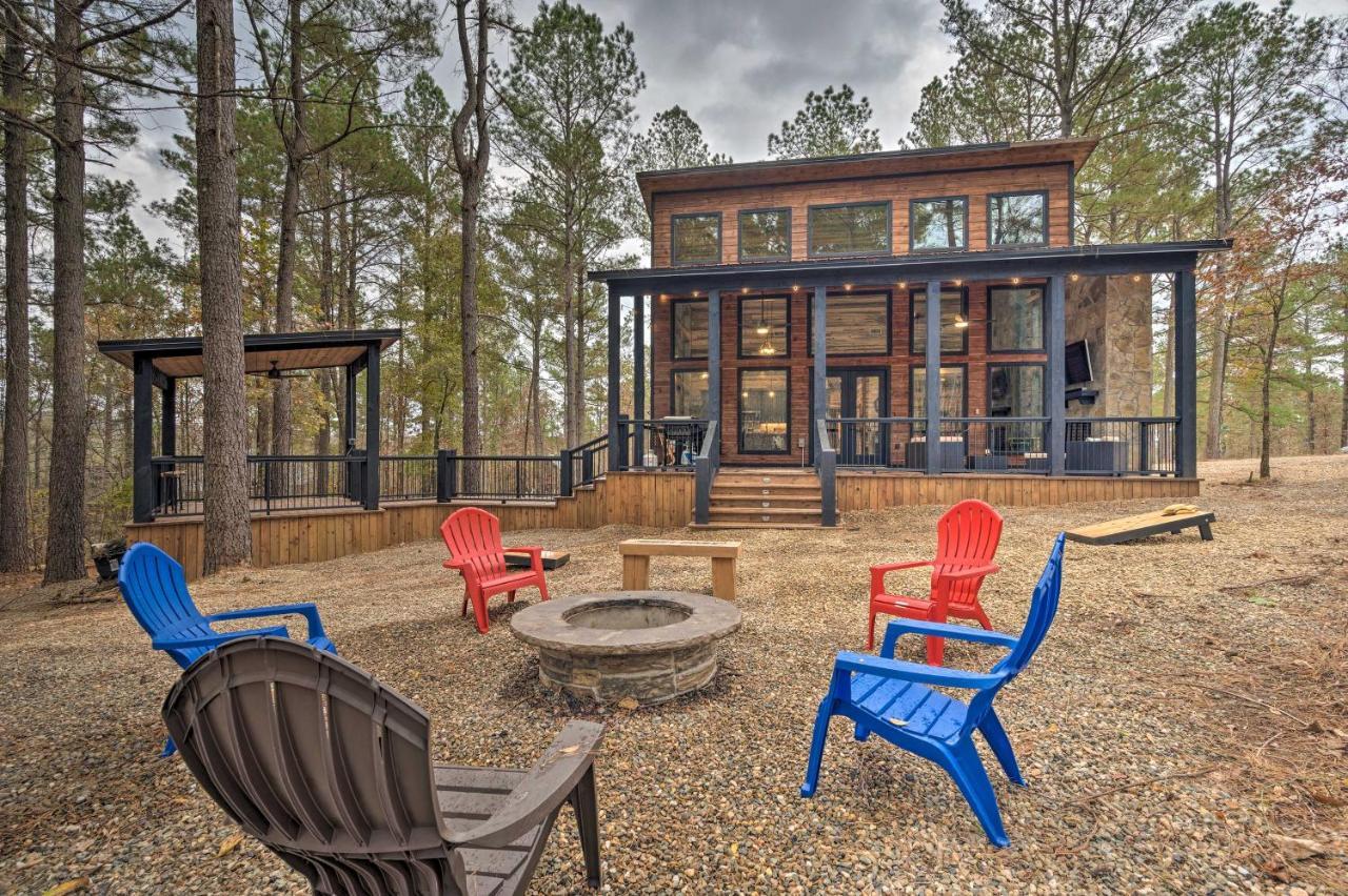 Luxury Cabin In The Woods With Hot Tub And Yard Games! Broken Bow Exteriör bild