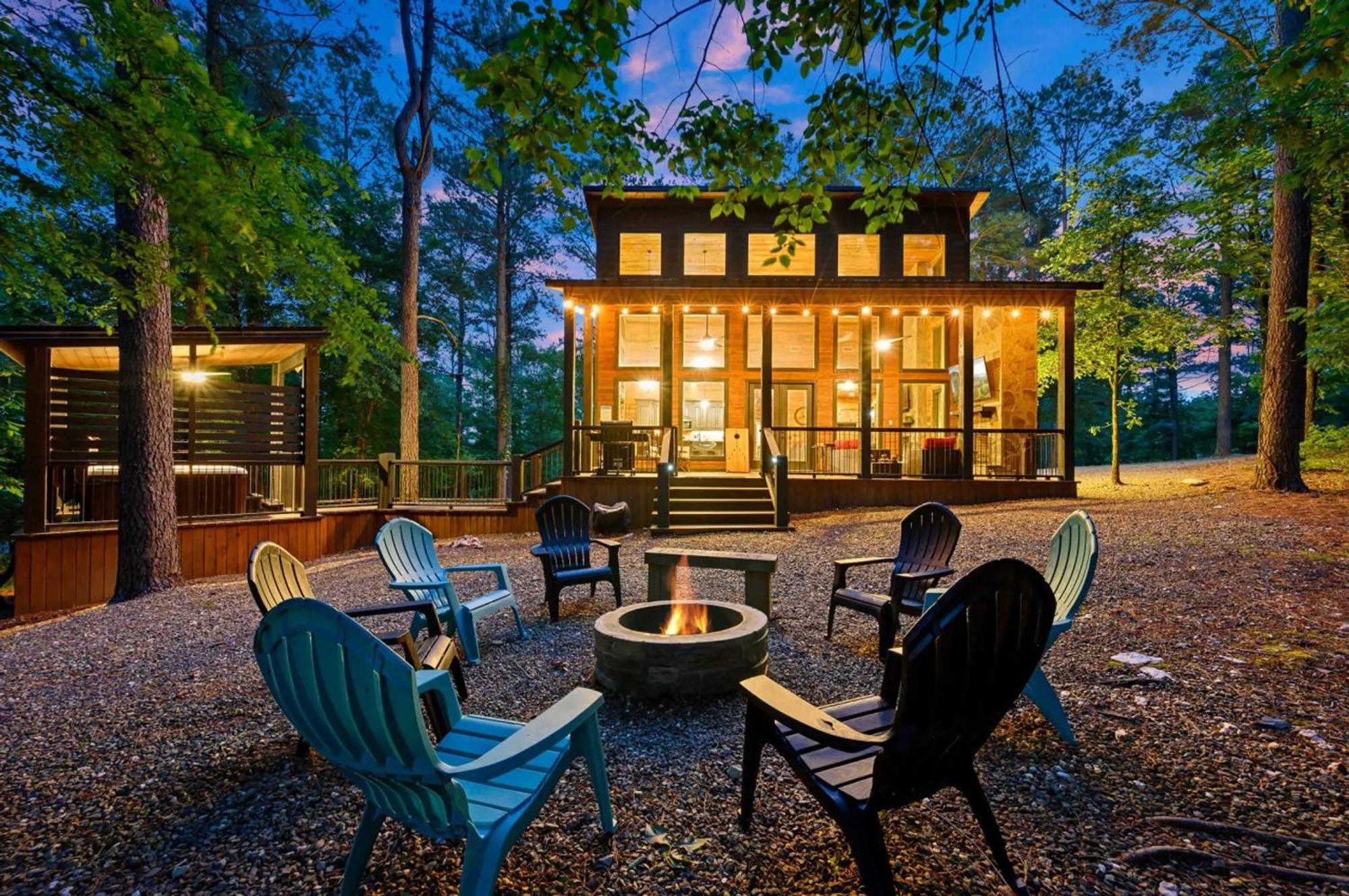 Luxury Cabin In The Woods With Hot Tub And Yard Games! Broken Bow Exteriör bild